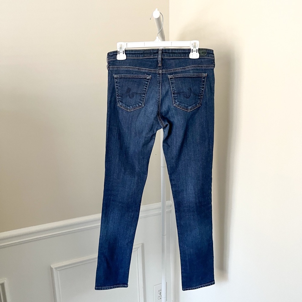 AG Adriano Goldschmied ANTHROPOLOGIE Stevie Slim Straight Denim Jeans Women’s 29 - Picture 7 of 13